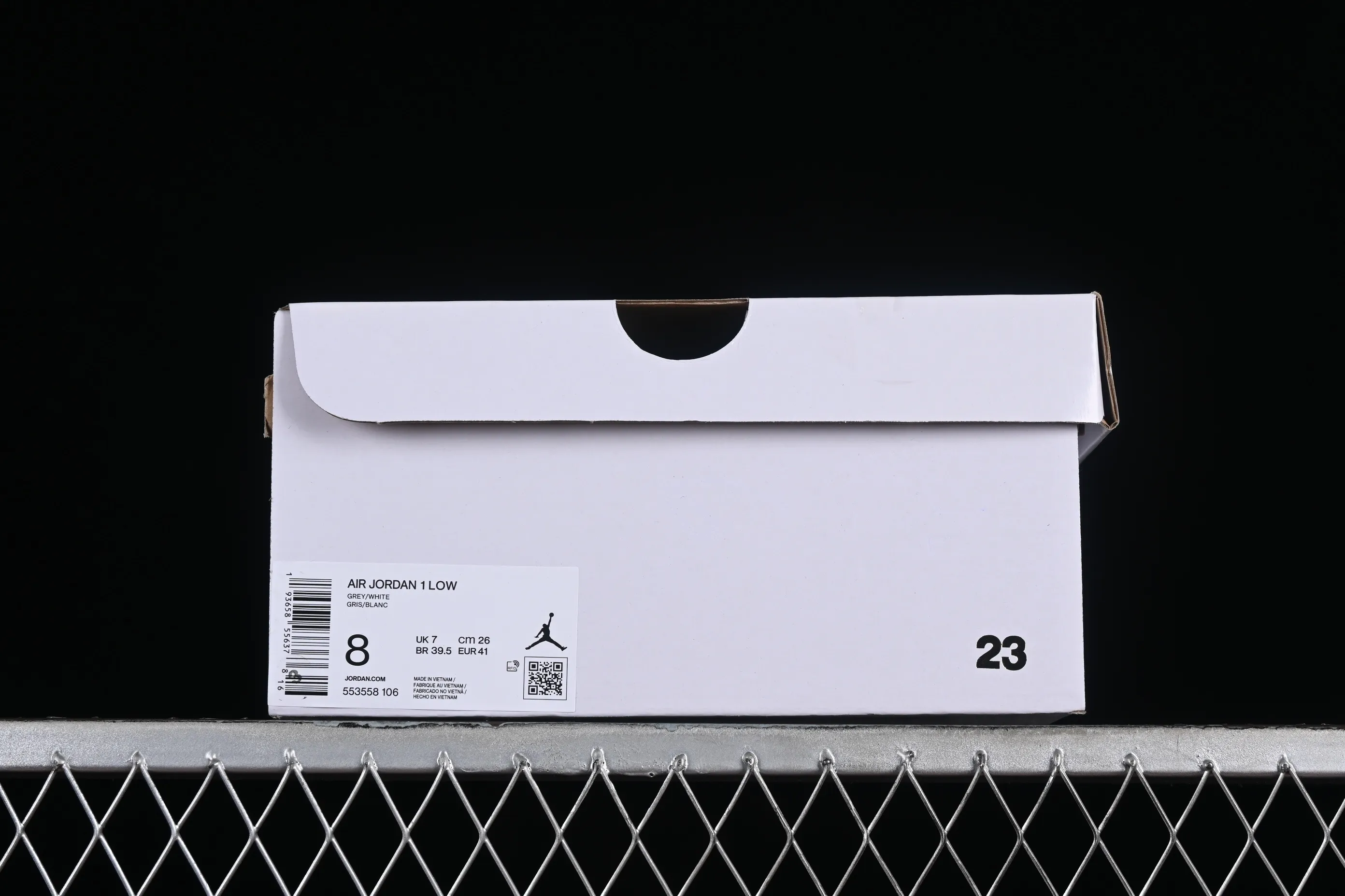 All categories Air Jordan Jordan series basketball shoes Air Jordan 1 Low Air Jordan 1 Low AJ1 Joe 1 white gray low-top cultural and leisure sports sneakers DC0774-106